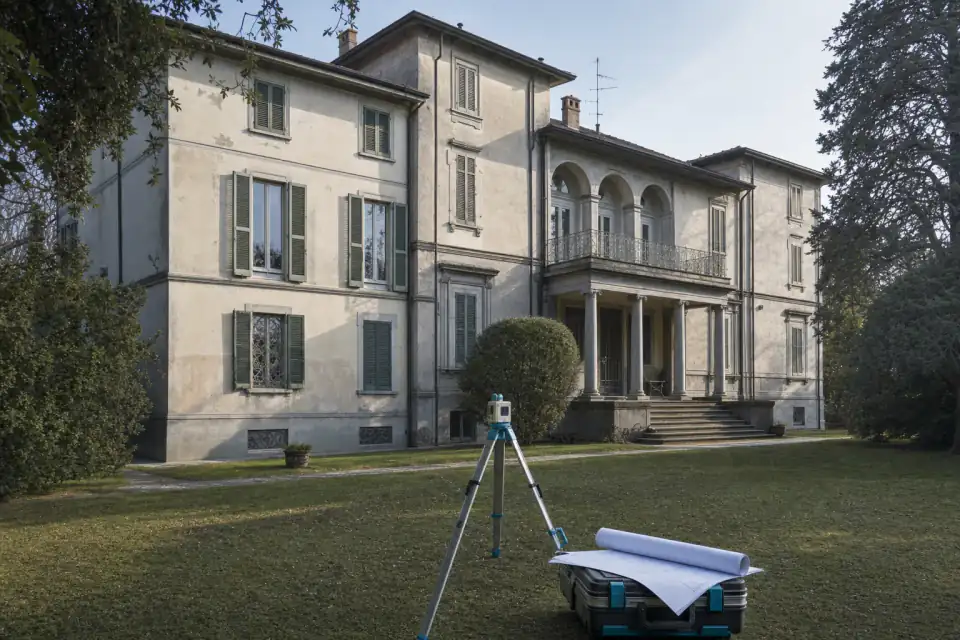 Immagine editoriale rappresentativa di una villa storica